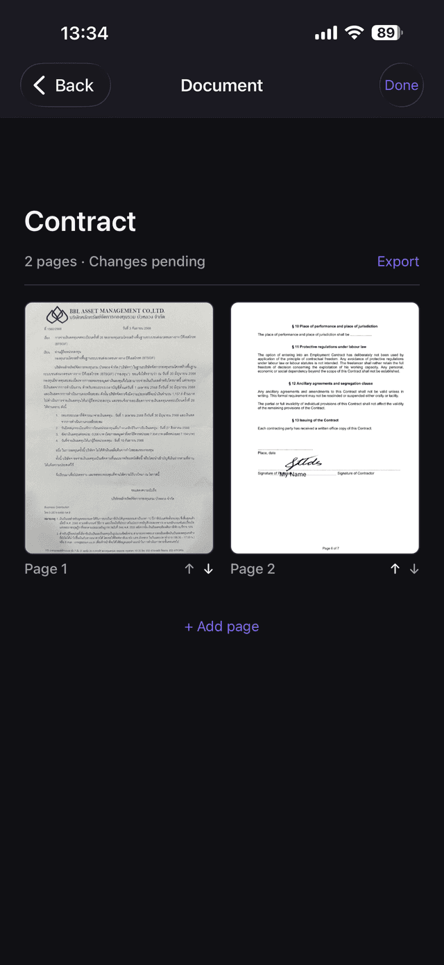 Document page view